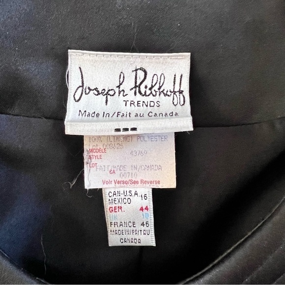 Vintage Joseph Ripkoff burgundy metallic sheen jacket - Picture 8 of 8